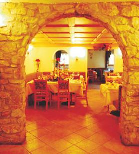 Italský hotel Amerikan s restaurací