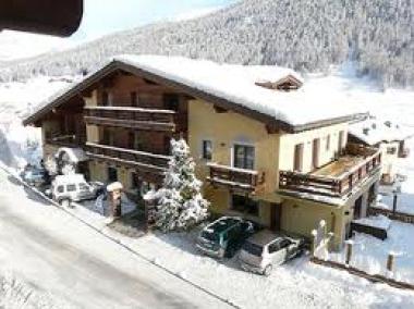 Italský hotel Amerikan v zimě