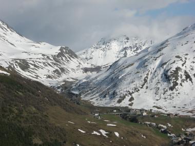 Italský průsmyk Passo di Foscagno