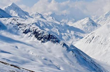 Livigno a horské panorama