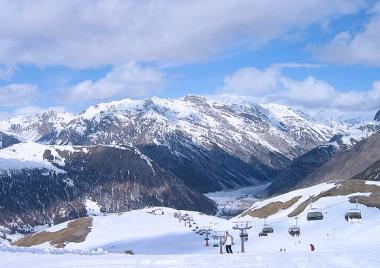 Livigno - jedna ze sjezdovek