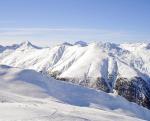 Livigno - zimní krajina a jedna ze sjezdovek