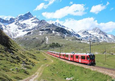 Alpský vlak Bernina Express